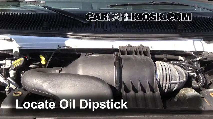 2013 Ford E-350 Super Duty XLT 5.4L V8 FlexFuel Standard Passenger Van Oil Check Oil Level